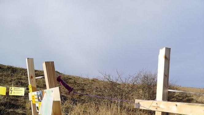 Nicht zu schmal, aber auch nicht zu breit darf der Durchgang zwischen den Gattern am Himmeldunkberg sein.  Das sorgt für Diskussionen. Foto: Marion Eckert