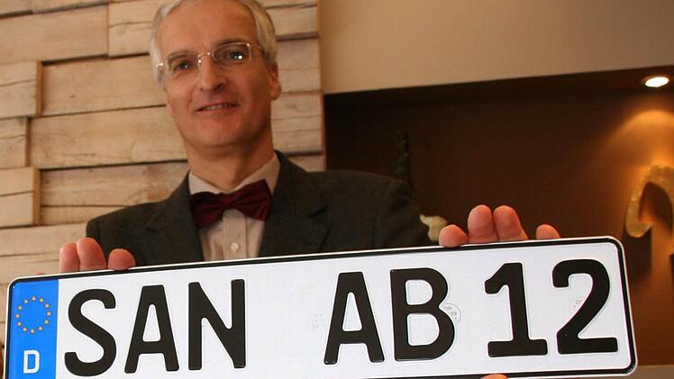 Hochschulprofessor Ralf Bochert hat die Initiative Kennzeichenliberalisierung angestoßen. Foto: Archiv/Matthias Beetz