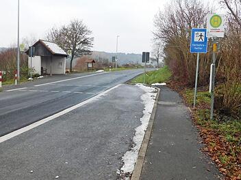 Eine Bushaltestelle mit Lichtsignalanlage ist der Favorit der Schönbrunner Gemeindevertreter. Foto: Georg Hütgens