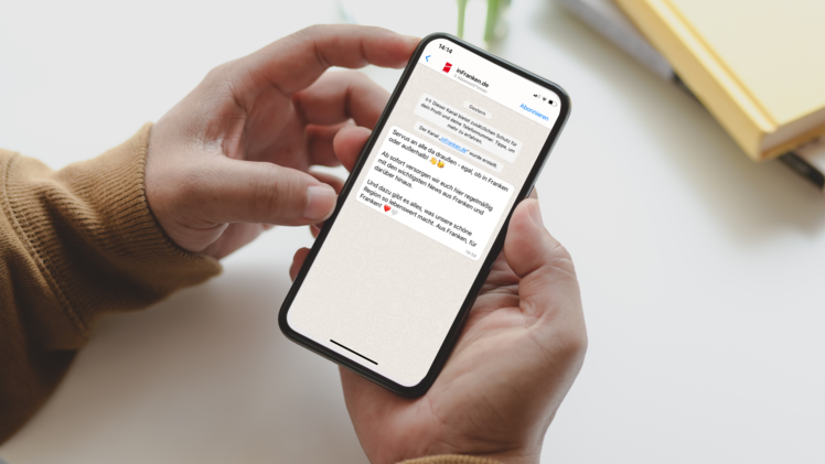 WhatsApp-Kanäle: Informiert bleiben mit inFranken.de!