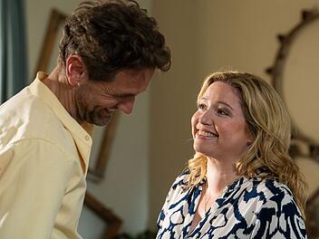 Wiedersehen in der "Landarztpraxis": Die Serienstars Caroline Frier und Oliver Franck.