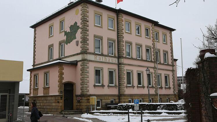 Das Rathaus Michelau noch ohne Anbau