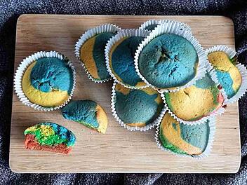 Bunte Muffins
