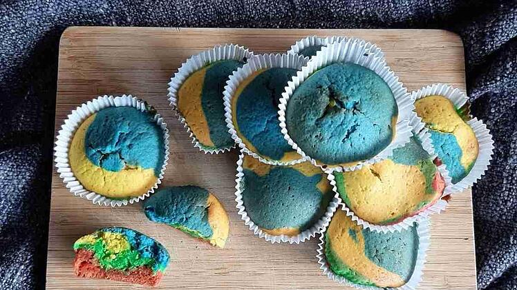 Bunte Muffins