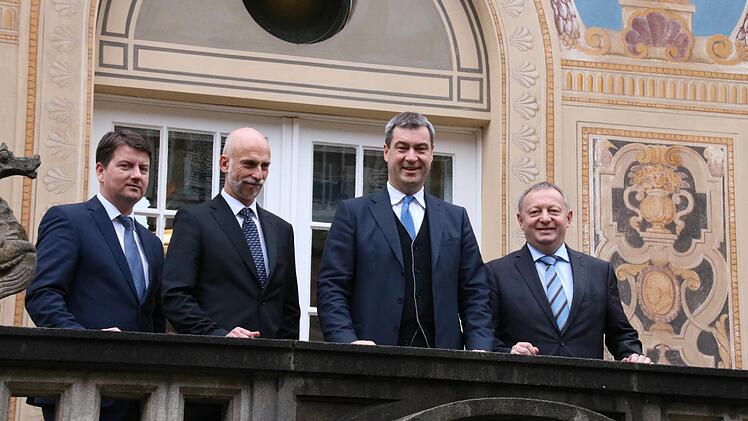 Eindrücke vom Besuch Söders. Foto: Ralf Ruppert