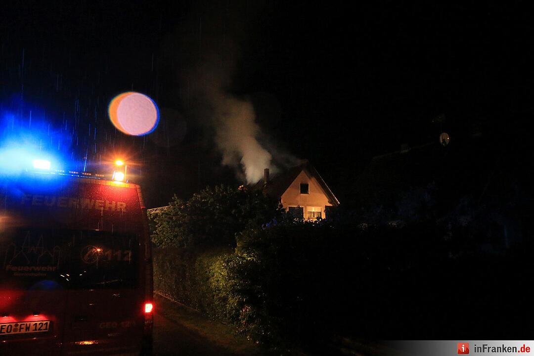 Blitzeinschlag in Gernach