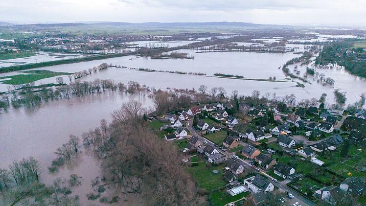 Hochwasser in Niedersachsen - Sarstedt