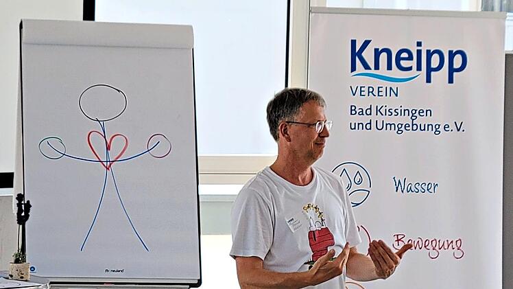 Bernd Keller hielt einen Vortrag &uuml;ber &bdquo;Dein Leben in Ordnung bringen &ndash; mit Kneipp an der Hand&ldquo;.