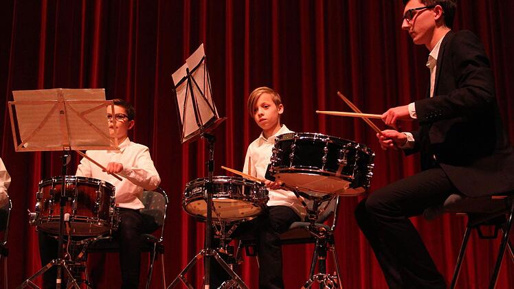 Musik nur mit Schlagwerk - auch das funktioniert. Foto: Sonja Adam