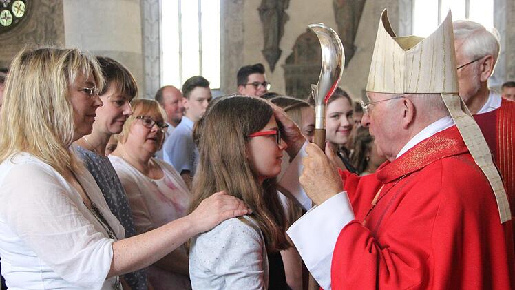 Firmung in Münnerstadt.Heike Beudert