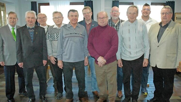 Die Siedlergemeinschaft Neustadt-Wildenheid/Verband Wohneigentum ehrte ihre Mitglieder für ihre unverbrüchliche Treue und ihr hohes Engagement.  Foto: Erwin Meißinger