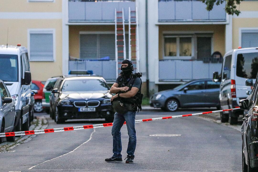 SEK und Spezialisten des LKA in Bamberg im Einsatz