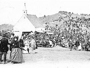 Das Walberlafest auf einer Postkarte von 1905  Repro Reinhard Löwisch