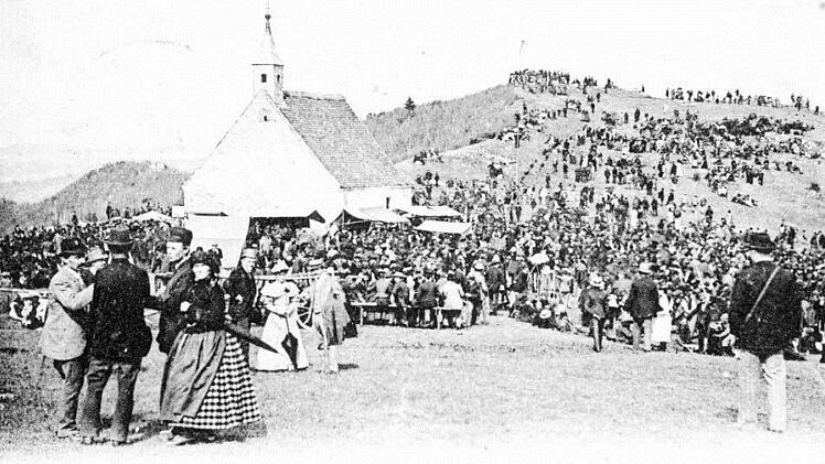 Das Walberlafest auf einer Postkarte von 1905  Repro Reinhard Löwisch