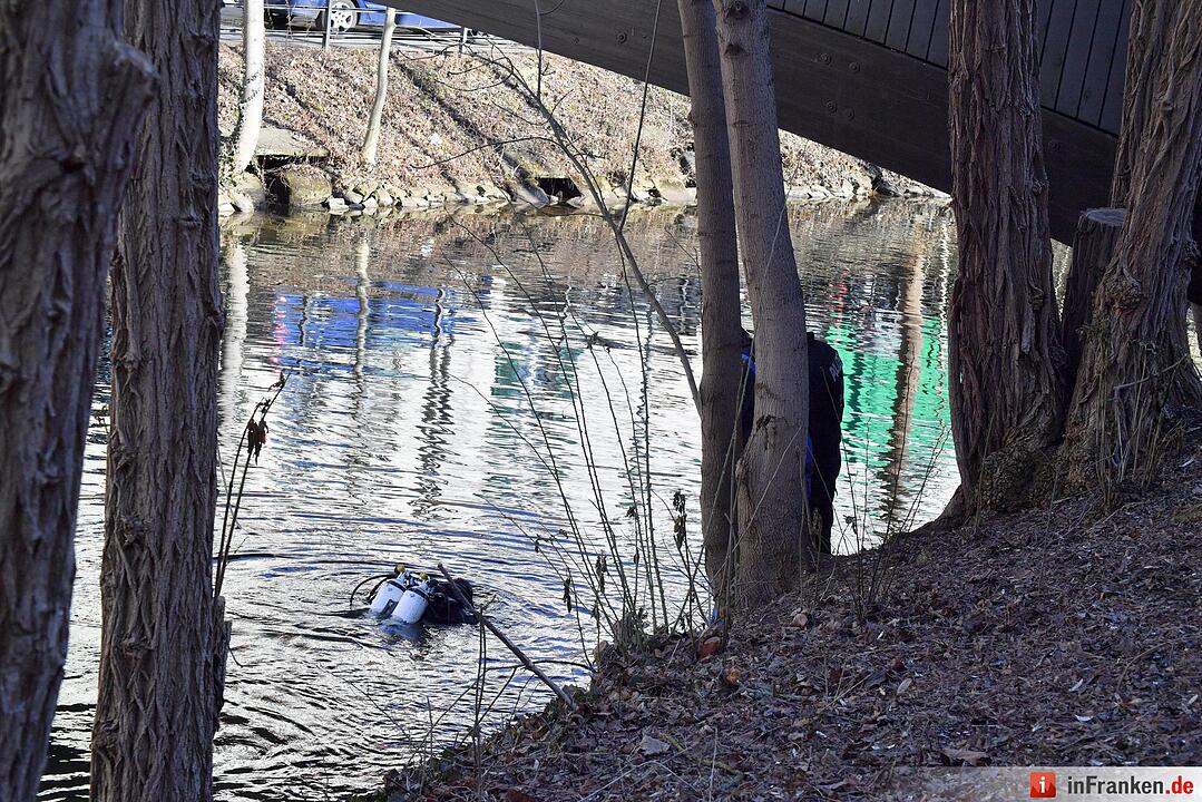 Bombenfund am alten Kanal in Bamberg