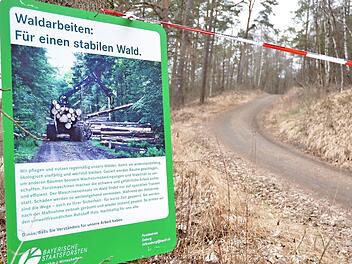 Forstwege sind gesperrt.