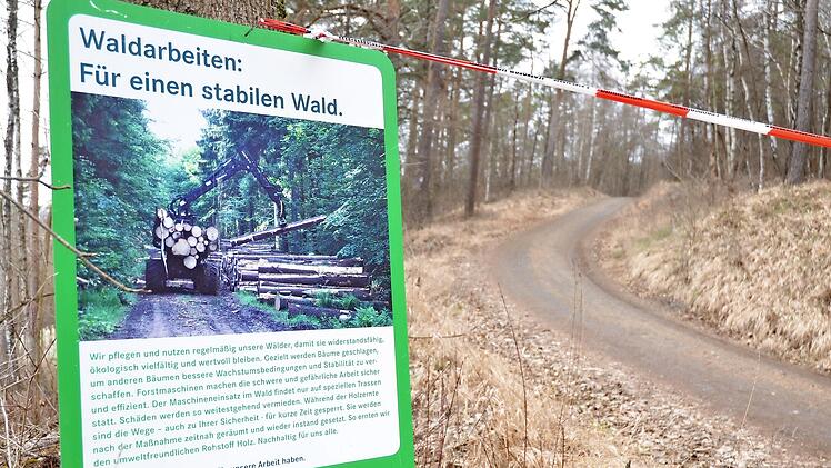 Forstwege sind gesperrt.