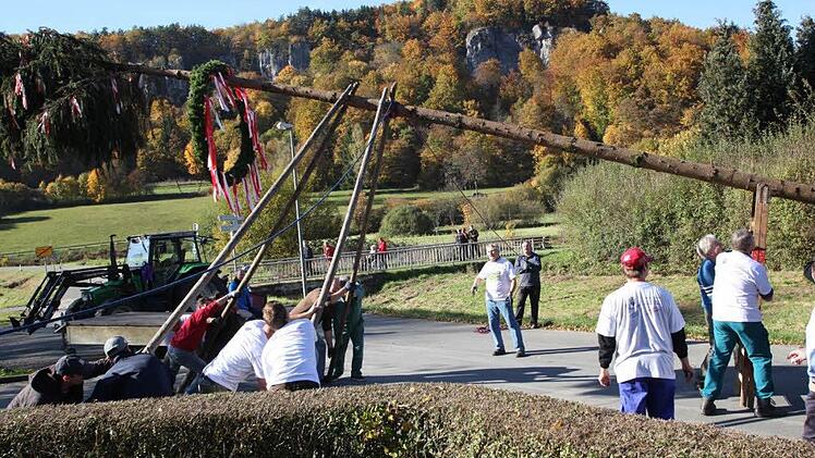 Langsam geht es in die Höhe.