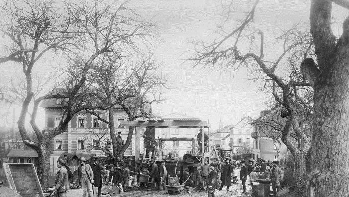 Vor 130 Jahren: Zwischen 1886 und 1889 entstanden die ersten Kanäle in Bad Kissingen. Stadtarchiv Bad Kissingen, Fotosammlung