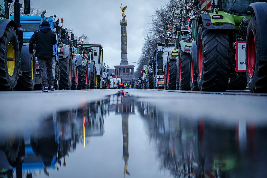 Bauernproteste - Großkundgebung in Berlin
