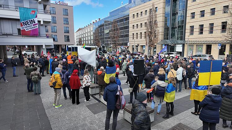 Zwei Jahre Krieg in der Ukraine: Mehrere Demonstrationen in Nürnberg