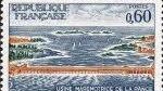 Frankreich brachte nach der Fertigstellung des ersten großen Gezeitenkraftwerkes in der Normandie 1966 diese Briefmarke heraus.