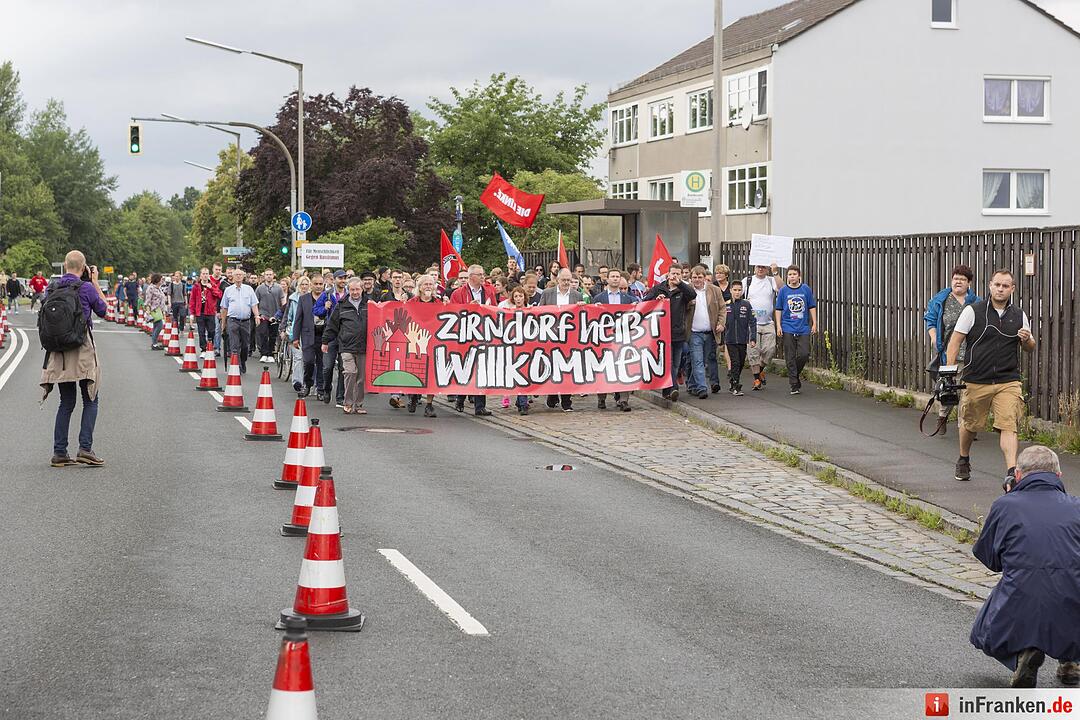 Demonstration gegen Rechts in Zirndorf