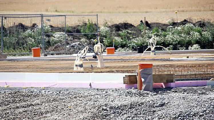 Die Baustelle des neuen Tierheims bei Zell Foto: Andreas L&ouml;sch