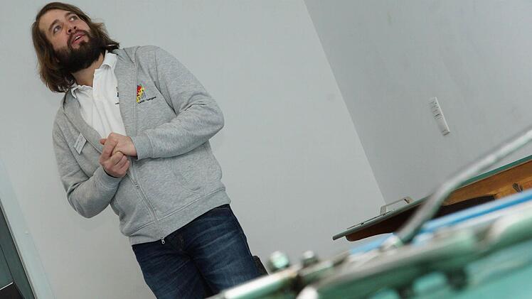 Andreas Fella hatte die Idee für den Informationstag an der Schule.Foto: Arkadius Guzy