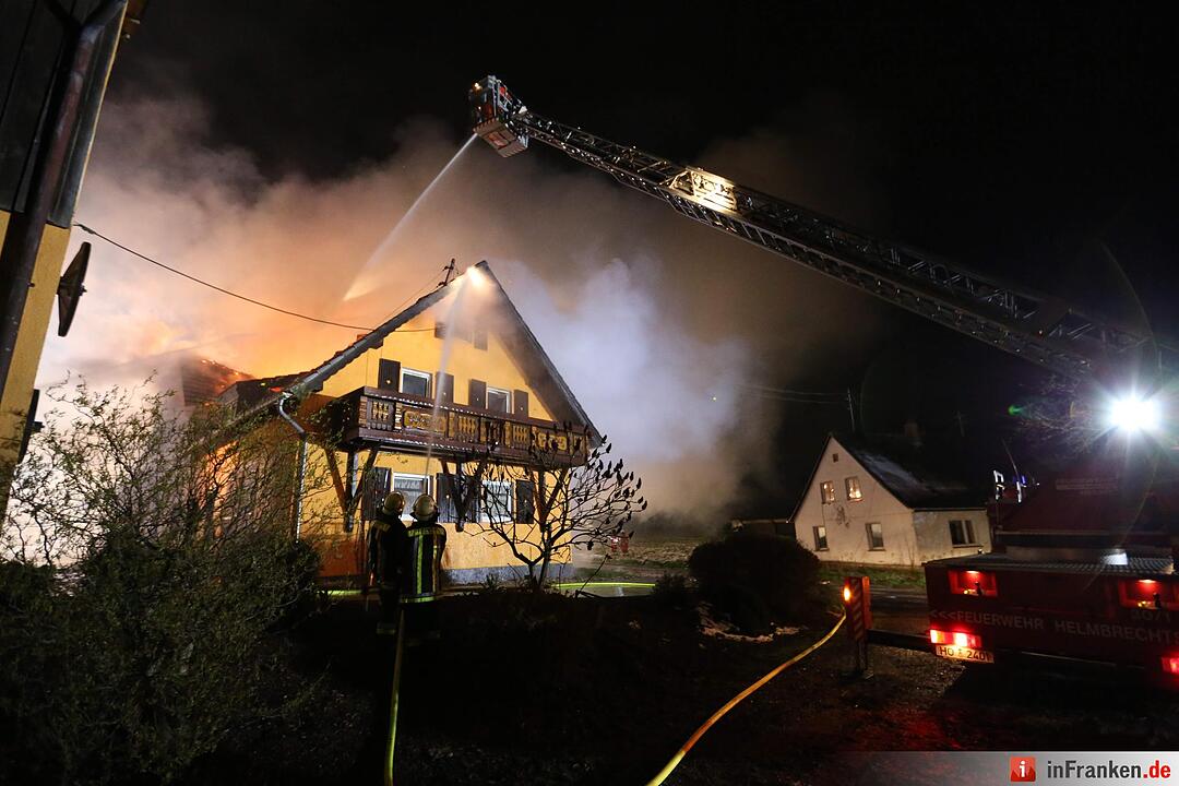 Brand in Kunreuth (Kreis Kulmbach)