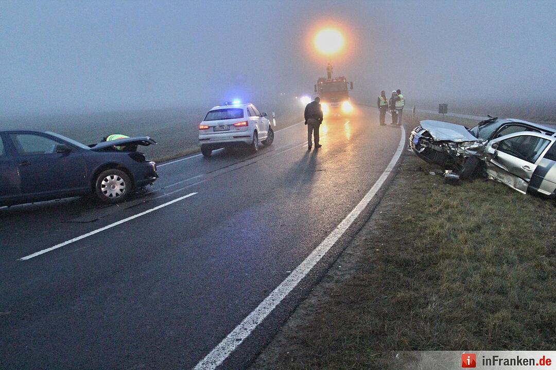 Mehrere Verletzte nach Unfall bei Ermershausen