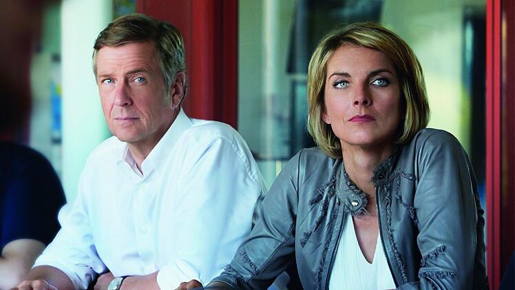 Mit ihrem Moderations-Kollegen Claus Kleber wechselte sich Marietta Slomka lange Jahre beim "heute journal" ab.