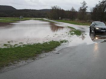 Trotz verschiedener Maßnahmen tritt der Deisselbach immer wieder über die Ufer, so wie im Februar 2021.