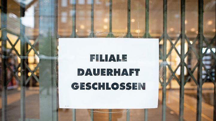 Geschlossene Galeria Kaufhof Karstadt Filiale in Hamburg. Der Konzern will weiter reihenweise Warenh&auml;user schlie&szlig;en.  Foto: Daniel Reinhardt, dpa