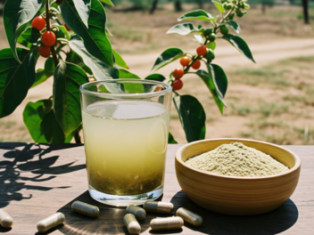 Die Ashwagandha-Wurzel stammt ursprünglich aus Indien und wird häufig als Nahrungsergänzungsmittel angeboten. Viele Menschen nutzen das Pulver oder die Kapseln, um ihre Schlafqualität oder das allgemeine Wohlbefinden zu unterstützen.