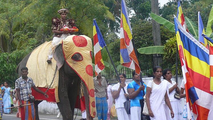 Prozessionen kennt man nicht nur im Christentum - auch im Hinduismus und Buddhismus sind die Festzüge ein wichtiger Teil des religiösen Lebens.