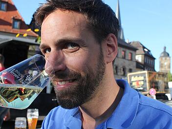 Joachim Krohn wird sich bestimmt auch in diesem Jahr einen fränkischen Schoppen schmecken lassen.Markus Häggberg