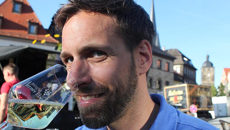 Joachim Krohn wird sich bestimmt auch in diesem Jahr einen fränkischen Schoppen schmecken lassen.Markus Häggberg