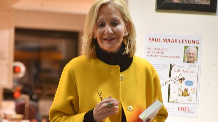 Gaby Hauptmann bei ihrer Lesung Foto: Ronald Rinklef