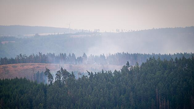 Waldbrand in Th&uuml;ringen