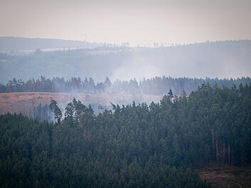 Waldbrand in Thüringen