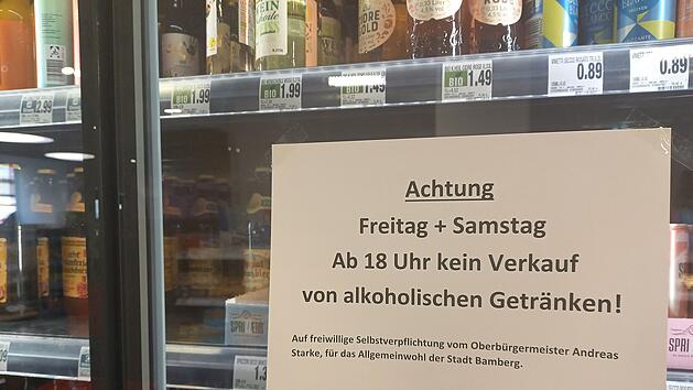 Bamberg: Rewe und Budni - nach 18 Uhr kein kühles Bier