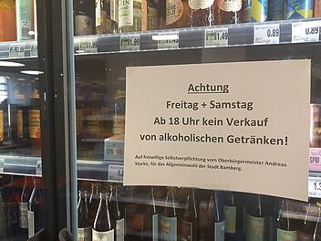Bamberg: Rewe und Budni - nach 18 Uhr kein kühles Bier