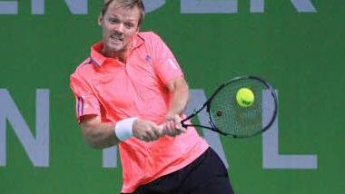 In die Top 4 ist aber Kevin Krawietz eingezogen. Der Coburger schaltete den Russen Daniil Medvedev aus und trifft nun auf den Belgier Steve Darcis.  Fotos: Bertram Wagner