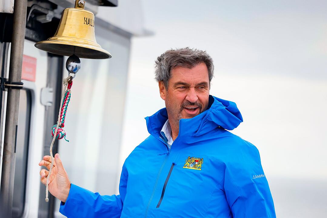 Bayerns Ministerpräsident Söder besucht Helgoland