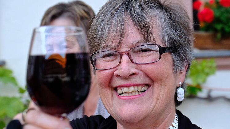 Cilli Schneider fühlte sich auf dem Hammelburger Höflesfest wohl. Foto: Gerd Schaar