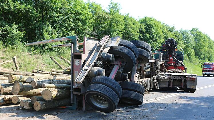 Der umgekippte Anhänger Thomas Malz