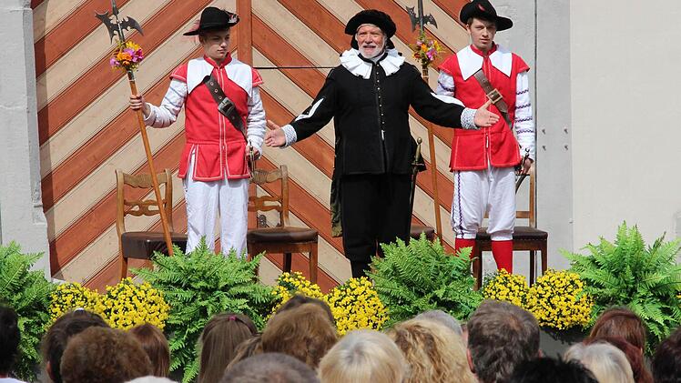 Zur zweitern Aufführung des Heimatspiels zeigte sich das Wetter gnädig. Foto: Dieter Britz