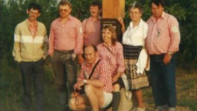 Wanderung vor der Kerwa 1989 zum Kirchleuser Rain. Foto: Archiv