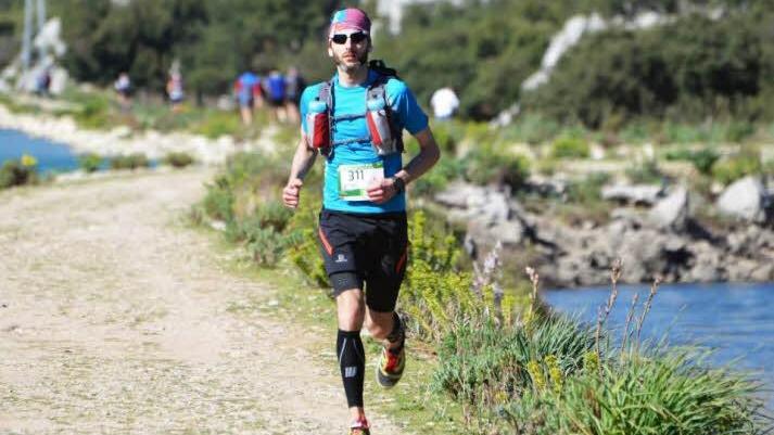 Matthias Krah (im Bild) meisterte den 112 Kilometer langen "Ultra Serra de Tramuntana" durch die pittoreske Bergwelt auf Mallorca.  Foto: privat